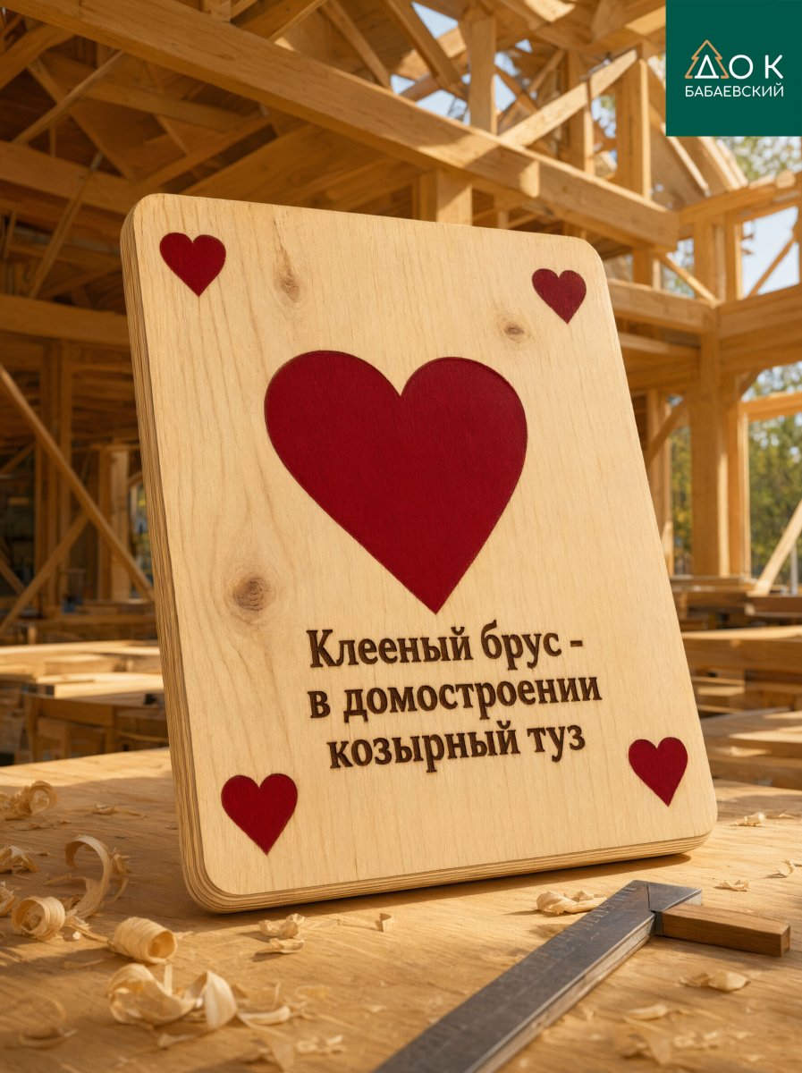 Клееный брус - в домостроении козырный туз